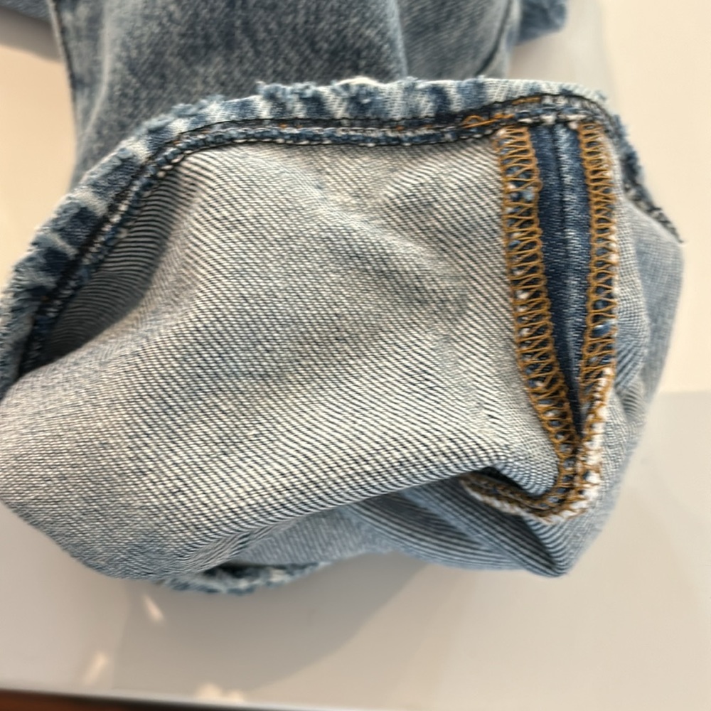 Frame High Rise Straight Leg Jeans Size 24 - Picture 12 of 13